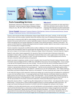 Graeme Faris - EOCP Training Registry