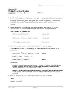 Chemistry 30