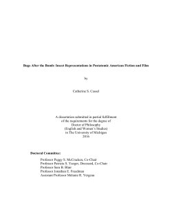 Bugs After the Bomb: Insect Representations in Postatomic