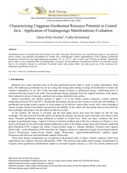 Characterizing Unggaran Geothermal Resource Potential in Central
