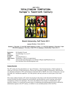 Totalitarian Temptation
