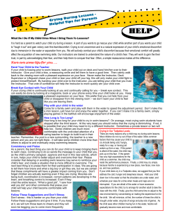 Parent Tips for Crying Students