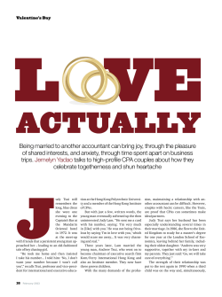 Being married to another accountant can bring joy, through the