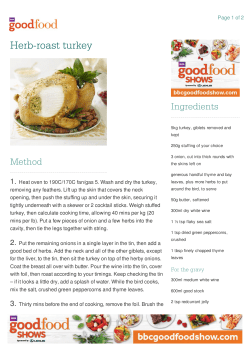 Herb-roast turkey
