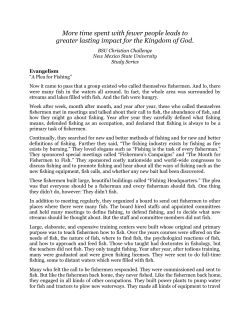 Evangelism - A Plea For Fishing - Personal Web Hosting