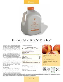 Forever Aloe Bits N` Peaches