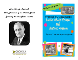 Franklin D. Roosevelt`s