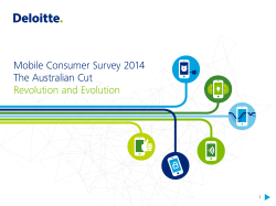 Deloitte Mobile Consumer Survey 2014