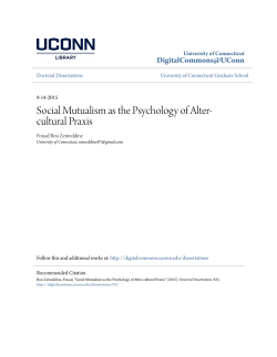 Social Mutualism as the Psychology of Alter