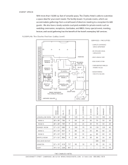 Floor Plans - The Charles Hotel