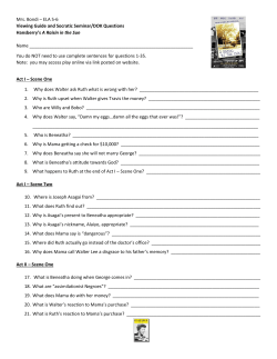 Mrs. Bondi &ndash; ELA 5-6 Viewing Guide and Socratic Seminar/DOK