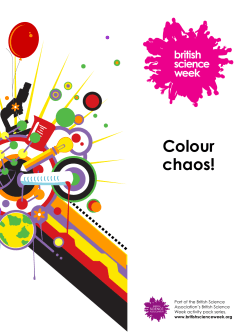 Colour chaos! - British Science Week