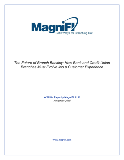 The Future of Branch Banking: How Bank and Credit Union