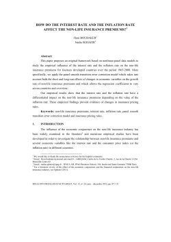 how do the interest rate and the inflation rate affect the non