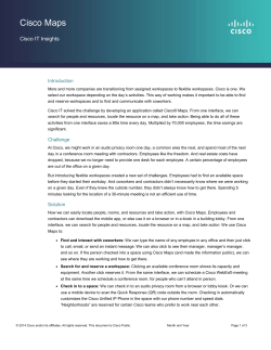 Cisco Maps