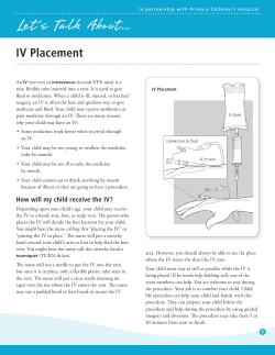 IV placement - Intermountain Healthcare