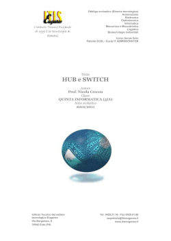HUB e SWITCH - contiriccardo.it