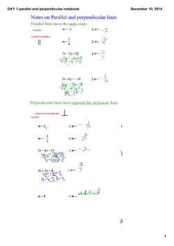 DAY 1 parallel and perpendicular.notebook