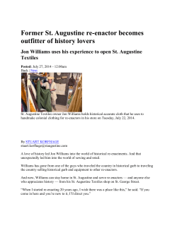 Article from the St. Augustine Register