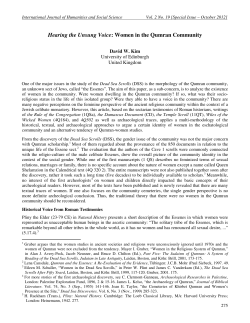 Full Text - International Journal of Humanities and Social Science