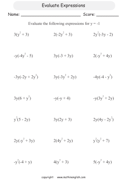 Evaluate Expressions