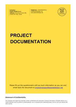PROJECT DOCUMENTATION