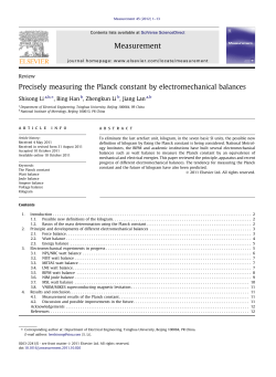 Precisely measuring the Planck constant by electromechanical