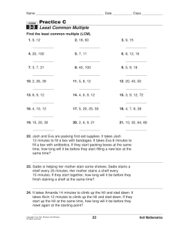 Practice C 3-3