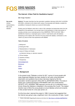 Print this article - Forum Qualitative Sozialforschung / Forum