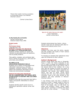 Author`s Background - Consortium of Latin American Studies