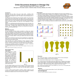 Crime Occurrence Analysis in Chicago City