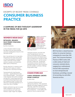 - BDO USA, LLP