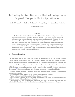 Estimating Partisan Bias of the Electoral College Under Proposed