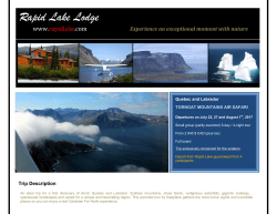 Read more - Rapid Lake Lodge