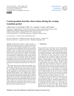 Countergradient heat flux observations during the evening transition