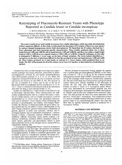 Karyotyping of Fluconazole-Resistant Yeasts with Phenotype