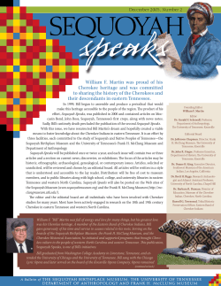 William F. Martin was proud of his Cherokee heritage and was