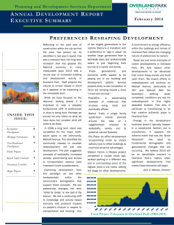 Annual Development Report Executive Summary