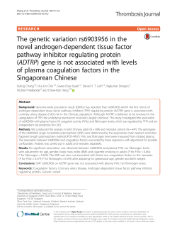 ADTRP - Thrombosis Journal