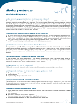 Alcohol y embarazoAlcohol and Pregnancy