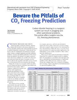 Beware the Pitfalls of CO2 Freezing Prediction