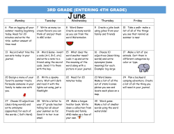 3rd grade (entering 4th grade)