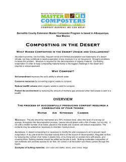 composting in the desert