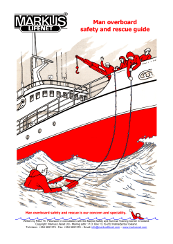 Man overboard safety and rescue guide