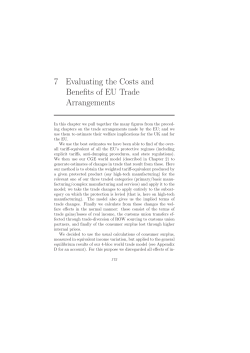 7 Evaluating the Costs and Benefits of EU Trade