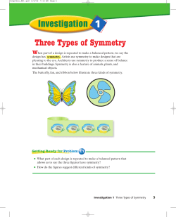 Three Types of Symmetry