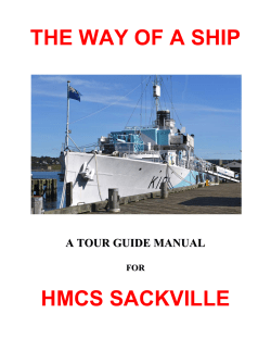 The Way of a Ship - Canadian Naval Memorial Trust