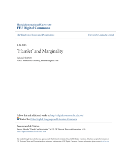 "Hamlet" and Marginality