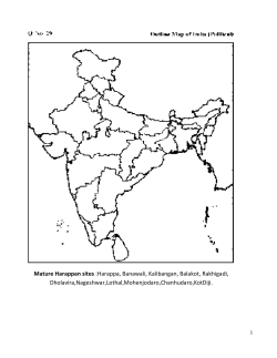 Harappa, Banawali, Kalibangan, Balakot, Rakhigadi, Dholavira