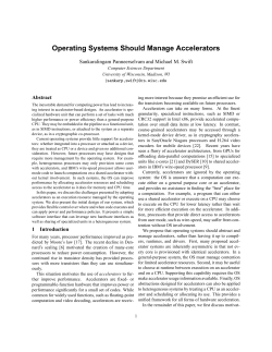 Operating Systems Should Manage Accelerators